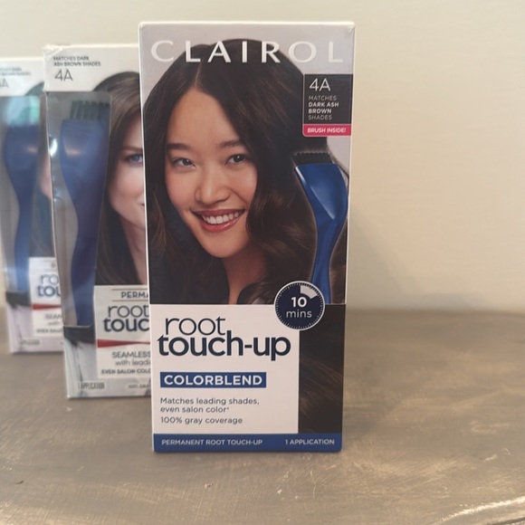 (3) Clairol Root Touch-Up Permanent Hair Dye, 4A Dark Ash Brown Hair (3 BOXES) - Picture 6 of 8